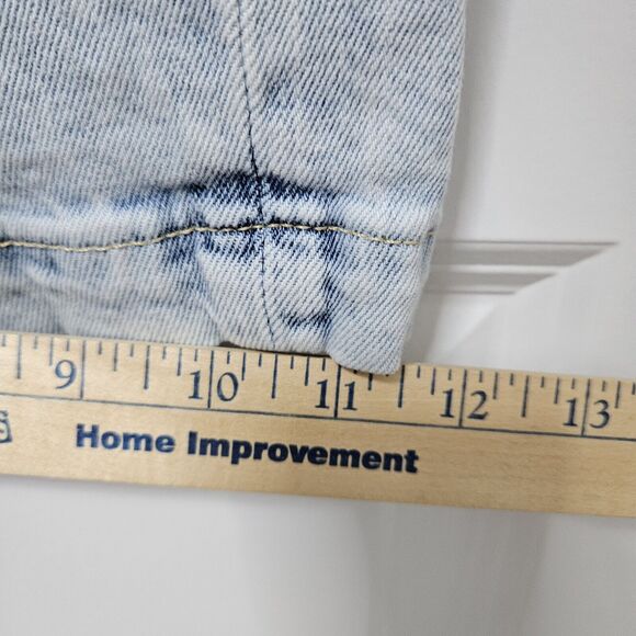 Gap Hi-Rise Stride Ankle Jeans Women's 16 (35x26) Blue Wide Leg Light Wash VGUC - Picture 3 of 7